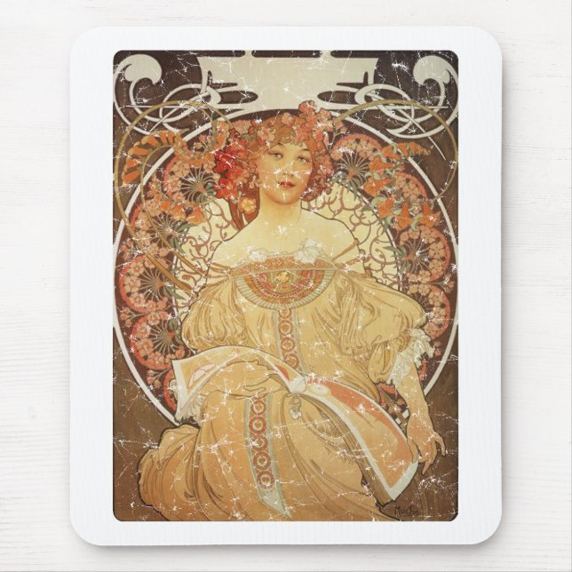 Tapis De Souris Mucha 2 - 1890 (Devant)