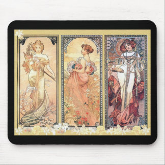 Tapis De Souris Mucha ~ Panneau trois