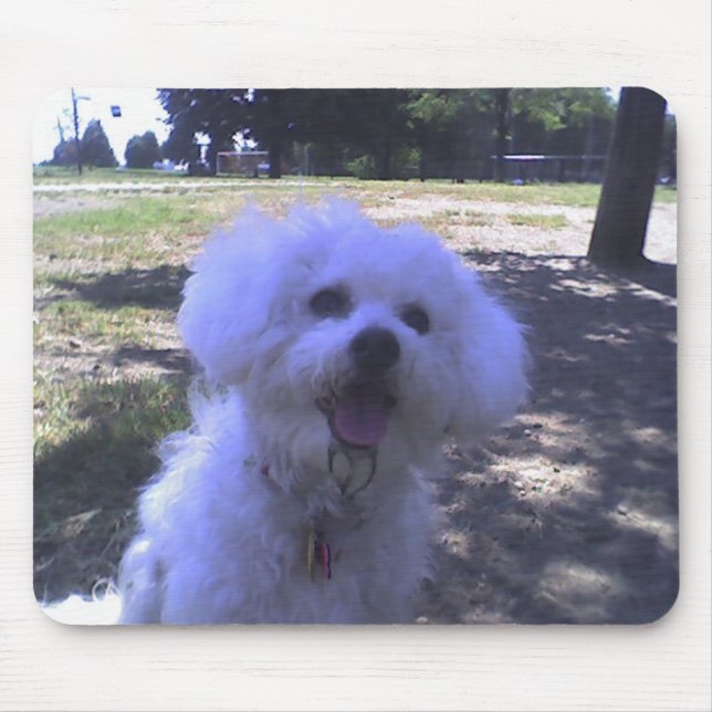 Tapis De Souris Muffie au parc de chien (Devant)