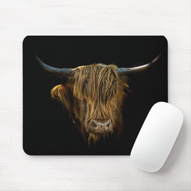 Tapis De Souris Muismat Highlander écossais (Avec souris)