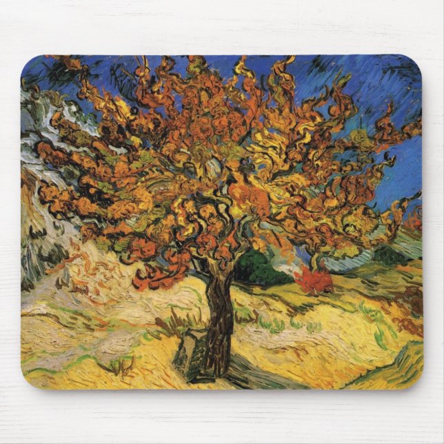 Tapis De Souris Mulberry Tree (F637) Van Gogh Fine Art (Devant)