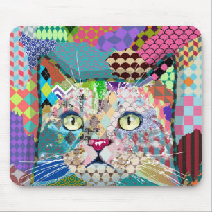 Tapis De Souris Multicolor cat 671 Motif