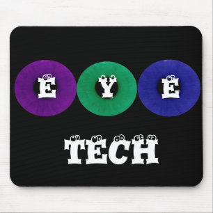 Tapis de souris multicolore de "technologie