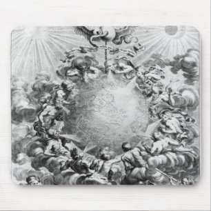 Tapis De Souris Mundus Subterraneus par Athanasius Kircher