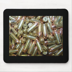 Tapis De Souris munitions de munitions de 9mm