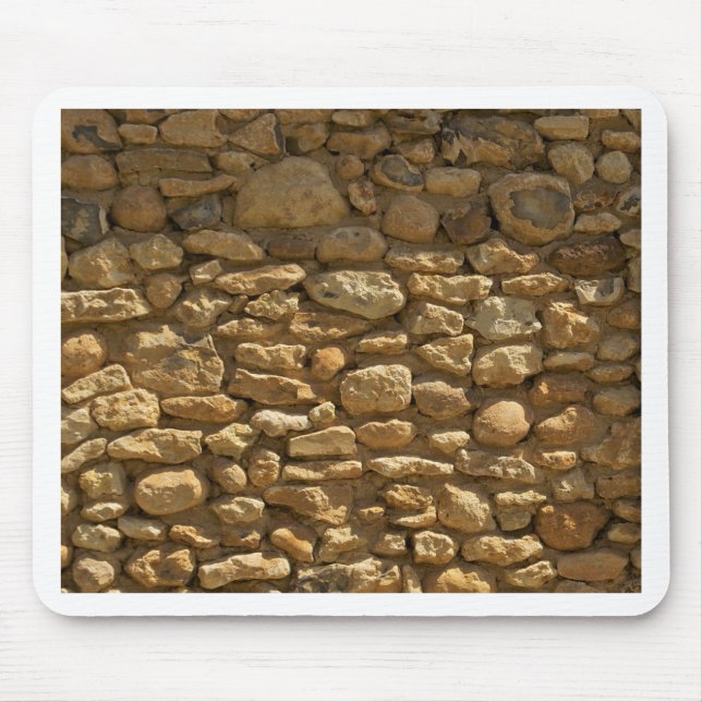 Tapis De Souris Mur de pierre rustique (Devant)