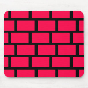 TAPIS DE SOURIS MUR EN BRIQUE ROUGE