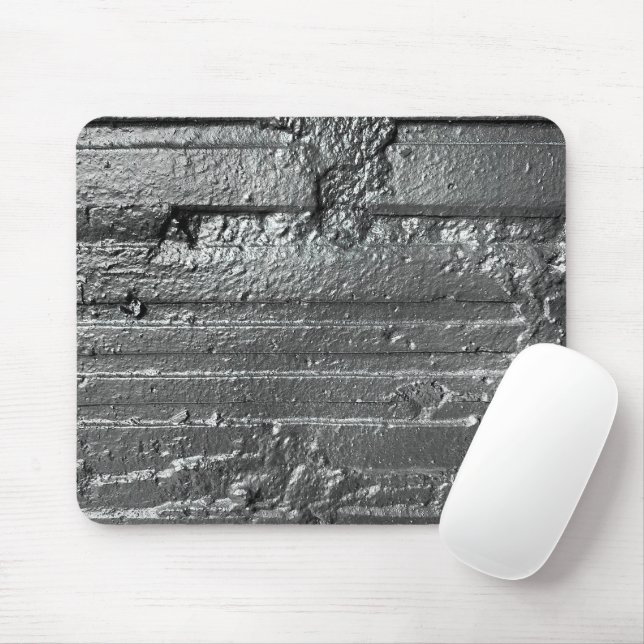 Tapis De Souris Mur peint en blanc brillant (Avec souris)