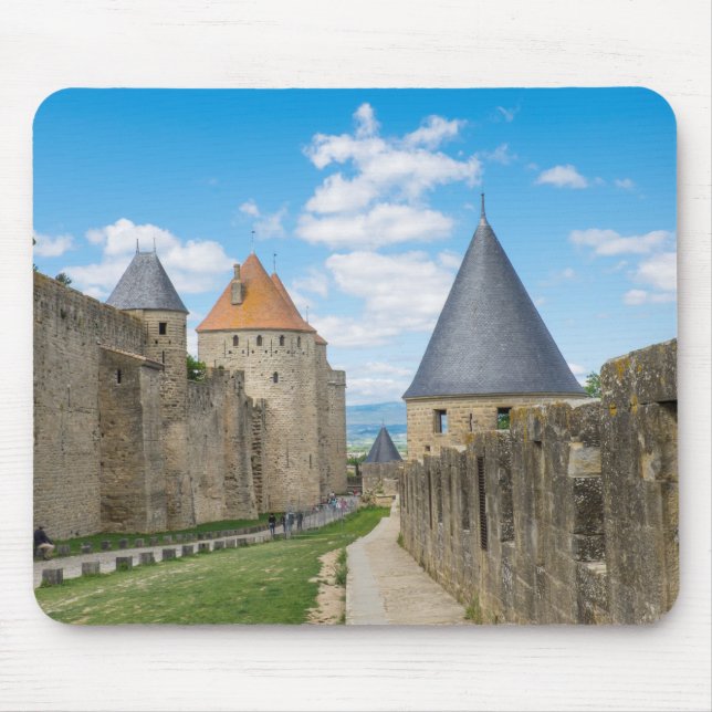 Tapis De Souris Murs médiévaux de Carcassonne (Devant)