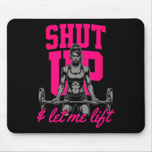 Tapis De Souris Muscle de musculation pour femmes amusant Sa