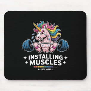 Tapis De Souris Muscles Installation Unicorn Poids Bodybuild