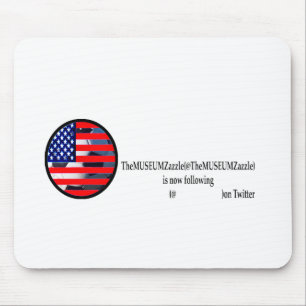 Tapis De Souris MUSÉE Zazzle 2 sur Tweeter Le MUSÉE Zazzle G