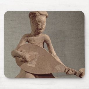 Tapis De Souris Musicien assis jouant un luth, de