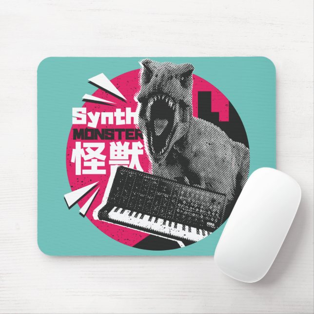 Tapis De Souris Musicien Synthé Dino  (Avec souris)
