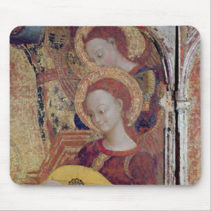 Tapis De Souris Musiciens d'ange de la peinture de la Vierge et de