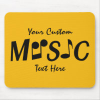 MUSIQUE mousepad personnalisé