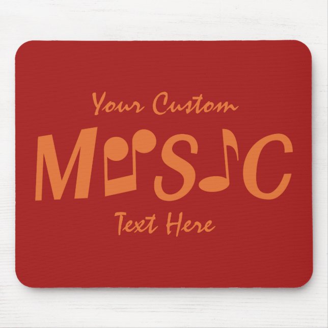 Tapis De Souris MUSIQUE mousepad personnalisé (Devant)