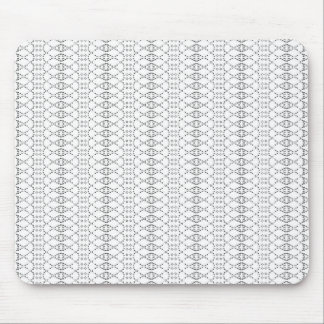 Tapis De Souris Musique Nordic Knit Texte ASCII Art noir et blanc