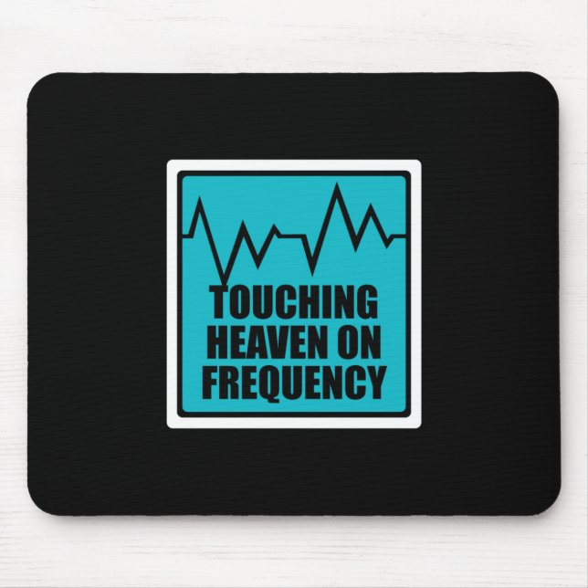 Tapis De Souris Musique Touchant Le Ciel Sur La Fréquence (Devant)