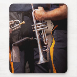 Tapis De Souris Musique - Trompette - Orchestre de police en march
