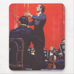 Tapis De Souris Musique vintage, Conduite d'un orchestre