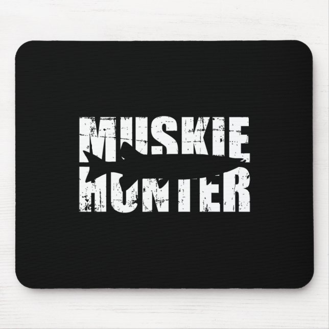 Tapis De Souris Muskie Hunter Fishing (Devant)