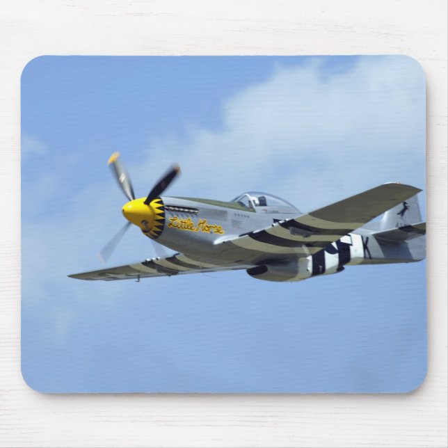 Tapis De Souris Mustang nord-américain de P-51D, petit cheval (Devant)