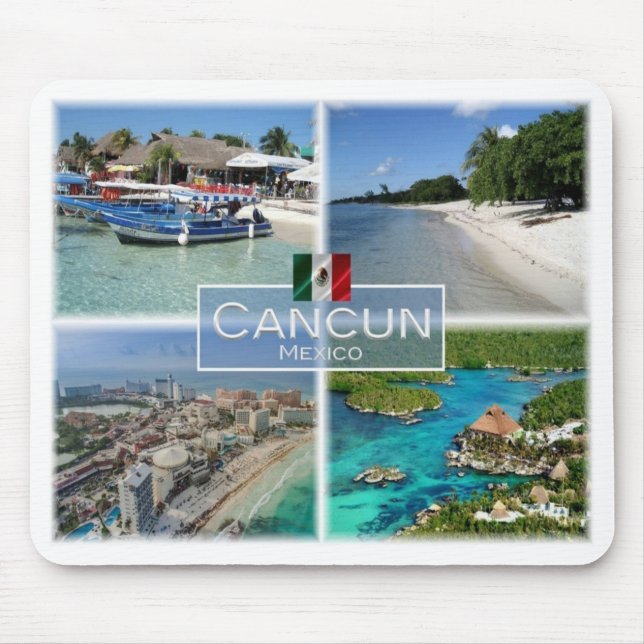 Tapis De Souris MX Mexique - Cancun - (Devant)