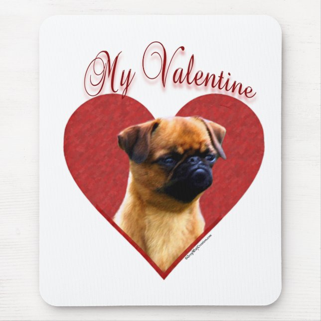 Tapis De Souris My Brussels Griffon Valentine (Devant)