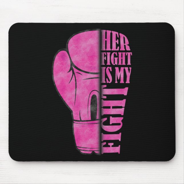 Tapis De Souris My Fight Breast Cancer Awareness Fami (Devant)