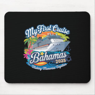 Tapis De Souris My First Cruise Bahamas 2025 Cute Première Croisiè