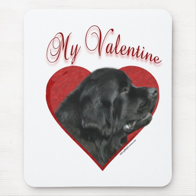 Tapis De Souris My Newfoundland Valentine (Devant)