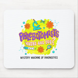 Tapis De Souris Mystery Machine Of Diagnostics Lab Week 2025 Phleb