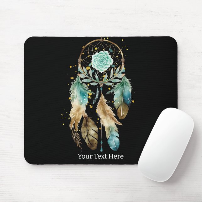 Tapis De Souris Mystic Dreamcatcher Spirituel Métaphysique Yoga (Avec souris)