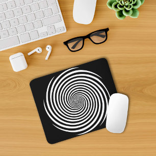 Tapis De Souris Mystifiez votre souris avec la spirale hypnose de