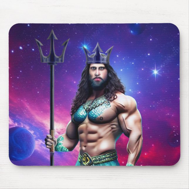 Tapis De Souris Mythes et légendes : Poseidon (Devant)