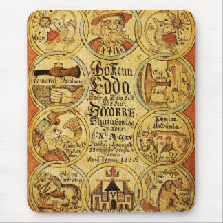 Tapis De Souris Mythologie de norses d'Eddas