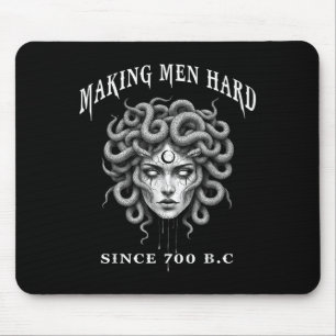 Tapis De Souris Mythologie grecque drôle Medusa rend les hommes du