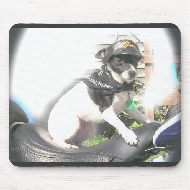 Tapis De Souris Mz. Sassy Biker Babe Mousepad (Devant)