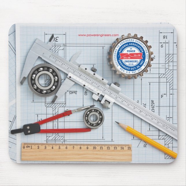 Tapis De Souris N.A.P.E. L'ingénierie usine Mousepad (Devant)