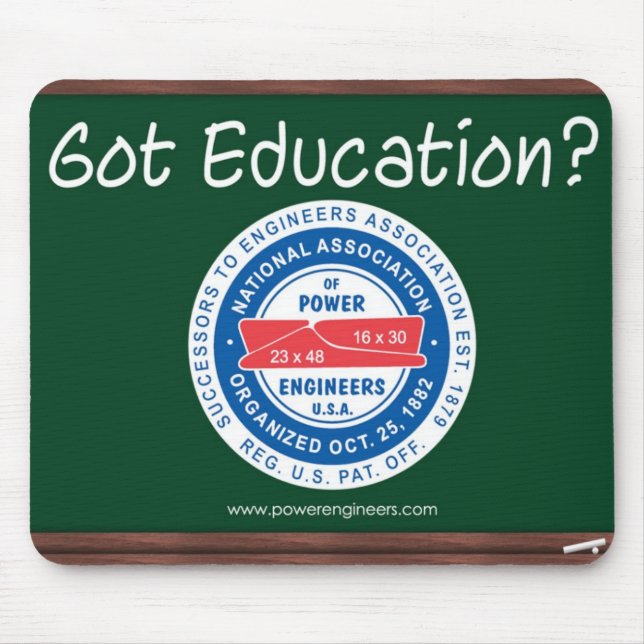 Tapis De Souris N.A.P.E. Logo Mousepad d'éducation (Devant)