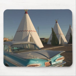 Tapis De Souris NA, États-Unis, Arizona, Holbrook Route 66, Wigwam