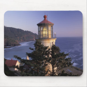 Tapis De Souris NA, États-Unis, Oregon, Heceta Head Lighthouse,