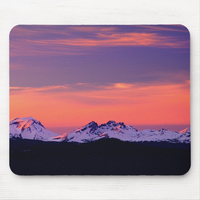 Tapis De Souris NA, États-Unis, Oregon, The Three Sisters Mountain (Devant)