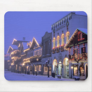 Tapis De Souris NA, USA, Washington, Leavenworth. Rue principale