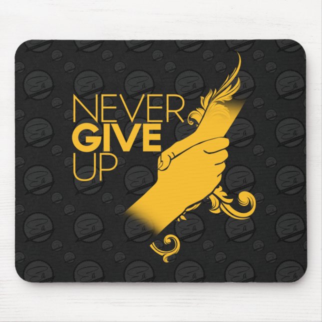 Tapis De Souris N'abandonnez jamais Mousepad (Devant)