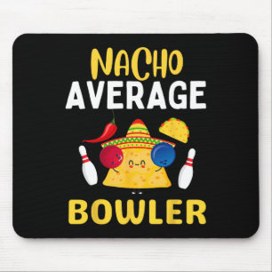 Tapis De Souris Nacho Average Bowler Cinco De Mayo Bowling Mexicai