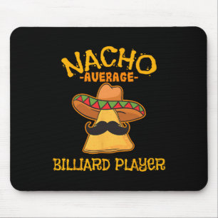 Tapis De Souris Nacho Joueur Billard moyen Cinco De Mayo Mexica