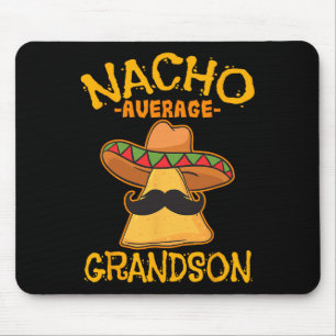 Tapis De Souris Nacho Moyen Petit-fils Petit-enfant Mexicain Cinco
