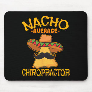 Tapis De Souris Nacho Moyenne Chiropraticien Mexicain Cinco De May